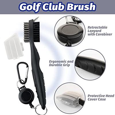 Golf Club Cleaning Brush With Carabiner