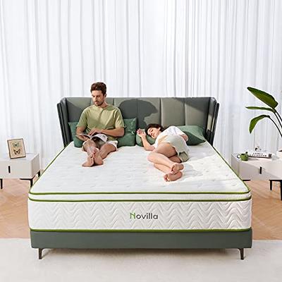 Novilla Queen Mattress, 12 Inch Hybrid Mattress with Gel Memory Foam &  Pocketed Coil for Pressure Relief & Motion Isolation, Medium Firm Mattress  Queen in a Box, Amenity - Yahoo Shopping