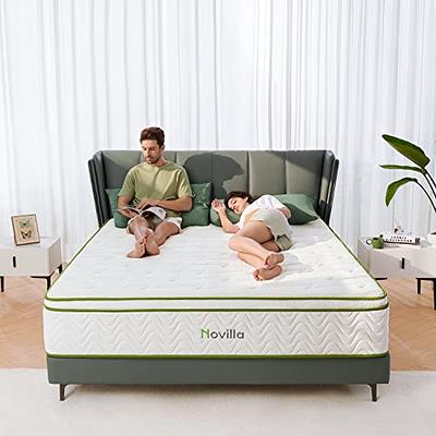  Novilla Queen Mattress, 12 Inch Hybrid Pillow Top