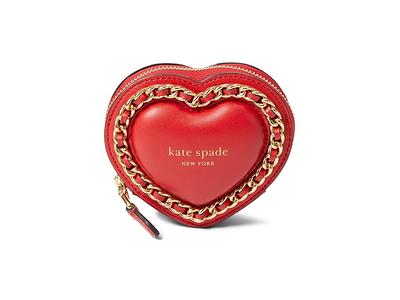 kate spade new york amour heart chain coin pouch bag