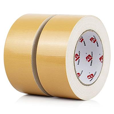 Zo.Yehaa Masking Tape 2 inch Wide, 2 Pack General Purpose Beige