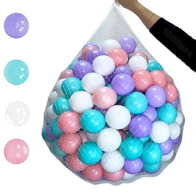 Lovgrils Kids Ball Pit Balls 1000, Soft Mini Pink Balls for Baby