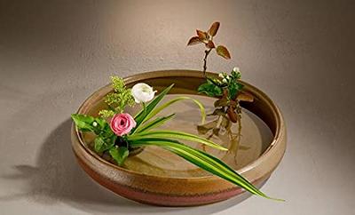 Japanese Round Ikebana Kenzan Flower Frog With Rubber Gasket Art