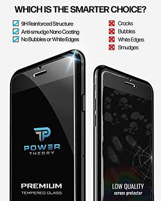 iPhone 15 Tempered Glass Screen Protector and Easy Install Kit [2-Pack –  Power Theory