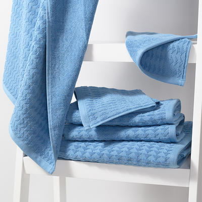 Madison Park Signature - Turkish Cotton 6 Piece Bath Towel Set - Blue