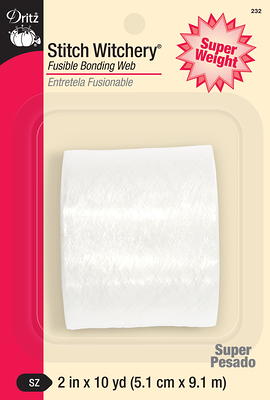 Dritz 5/8 inch Stitch Witchery Fusible Bonding Web, Regular Weight