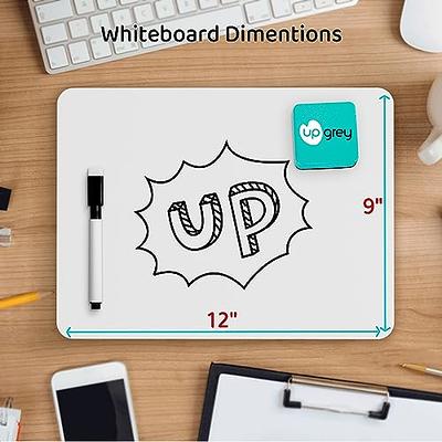 Double Sided Dry Erase Small White Board for Desk (Pack of 12) - 9x12 Inch  Small Dry