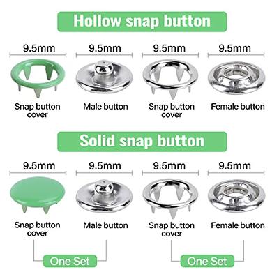  OELFFOW Round Sewing Buttons, Buttons for Sewing (10mm