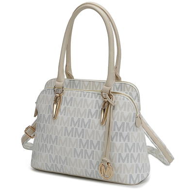 MKF Collection Fula Signature Satchel Handbag by Mia K. 