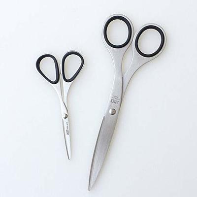 ALLEX Japanese Office Scissors for Desk, Small 5.3 All Purpose