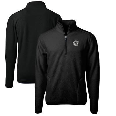 Men's Cutter & Buck Navy Detroit Lions Big & Tall Cascade Eco Sherpa Fleece  Quarter-Zip Pullover Jacket