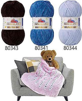 2 Pack/Skeins Himalaya Dolphin Baby, Each Skein 100 Gr/3,5 oz, 120 mt/ 132  yd, Super Bulky Yarn, Blanket Yarn, Velvet Yarn, Knitting Yarn, Amigurumi  Yarn, Baby Yarn 80306 - Yahoo Shopping