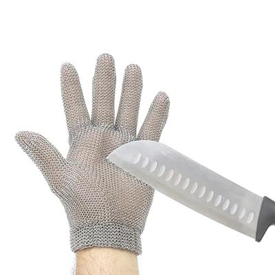 Schwer Patented Cut Resistant Gloves with ANSI A9 Reinforced 4 Fingers,  Food Grade & Touch Screen Cutting Gloves Without Fiberglass, Suit for  Kitchen Meat Cutting, Oyster Shucking（L） - Yahoo Shopping