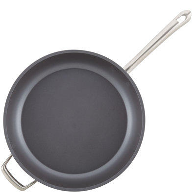 Starfrit 034458-002-0000 11 in. Aluminum Nonstick Deep Fry Pan with Lid