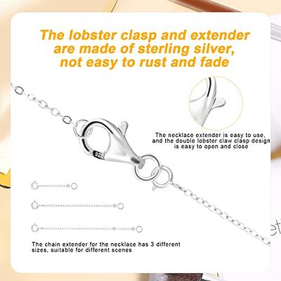 Bracelet Clasps Silver 925 3pcs