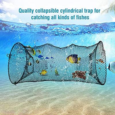 1Pcs Nylon Fishing Net Foldable Portable Crab Crayfish Lobster