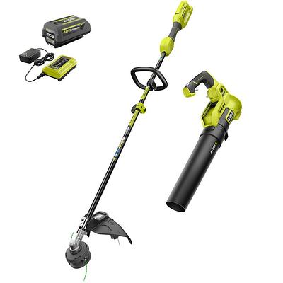 RYOBI 40V Cordless Battery Attachment Capable String Trimmer and