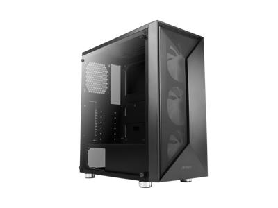 MSI Mid-Tower PC Gaming Case – Tempered Glass Side Panel – 4 x 120mm aRGB  Fan – Liquid Cooling Support up to 240mm Radiator x 1 – MAG Forge 112R