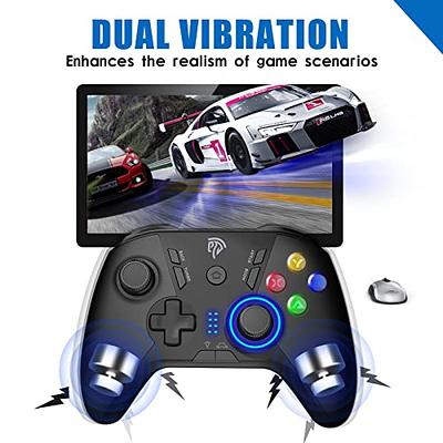 EasySMX Wireless Gaming Controller for Windows PC/Steam Deck/PS3/Android TV  BOX, Dual Vibrate Plug and Play Gamepad Joystick with 4 Customized Keys,  Battery Up to 14 Hours, Work for Nintendo Switch - Yahoo