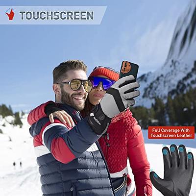 NICE CAPS Adults Unisex Mens Womens Thinsulate Waterproof Ski Snow Winter  Gloves