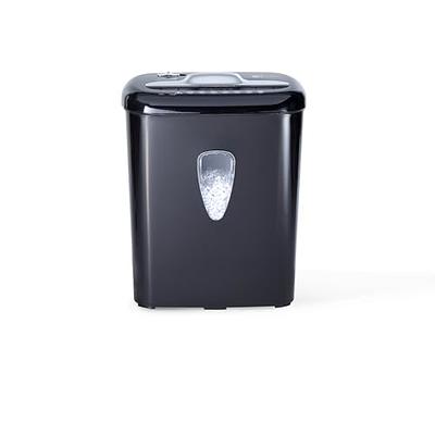 Basics 6 Sheet High Security Micro Cut Paper and Credit Card Home  Office Shredder, Black