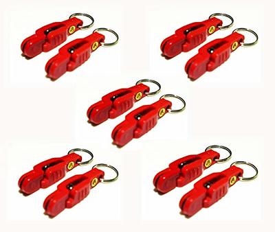 Bimini Lures Pro Snap Weights for trolling - Red Clip (Red - 10
