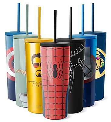  Simple Modern Spiderman Water Bottle with Straw Lid, Marvel  Insulated Stainless Steel Reusable Tumbler Gifts for Teenagers, Men, Summit Collection