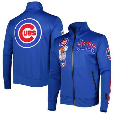 Chicago Cubs Soft as a Grape Women's Plus Size Varsity Raglan Full