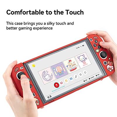DLseego Protective Case Compatible with Switch OLED,Soft Touch