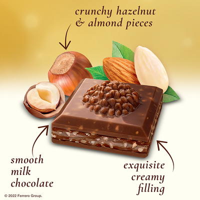 Ferrero Rocher Dark Chocolate Hazelnut Bar - 3.1oz : Target