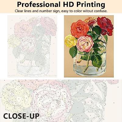 Floral Paint by Numbers Kit - Paint by Numbers Home