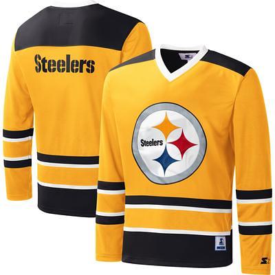 Women's Pittsburgh Steelers Touch Black Plus Size Free Agent Long Sleeve T- Shirt