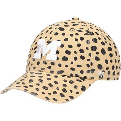 Women's '47 Tan Detroit Tigers Cheetah Clean Up Adjustable Hat