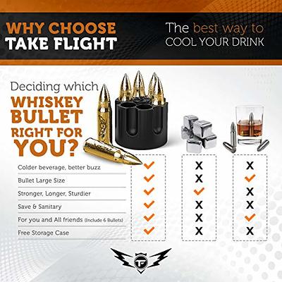 Metal Whiskey Stones Steel Whiskey Bullet Rocks Metal Ice Cubes to Chill  Bourbon