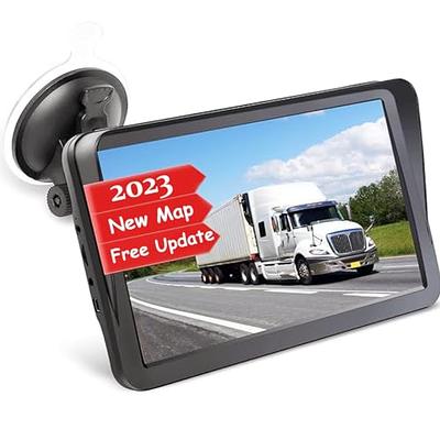 7 Inch Touch Screen GPS Navigation System for Cars and Trucks - 2023 Maps,  Spoken Directions, and Free Lifetime Updates