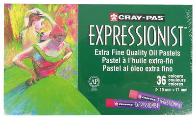 SAKURA Cray-Pas Expressionist Oil Pastel Set - Soft Oil Pastels for Artists  - 12 Colors