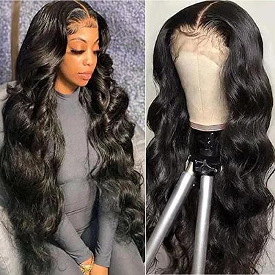 BLACROSS 28 Inch 13x6 Deep Wave Lace Front Wigs Human Hair 180 Density Deep  Part Curly Lace, Roodepoort