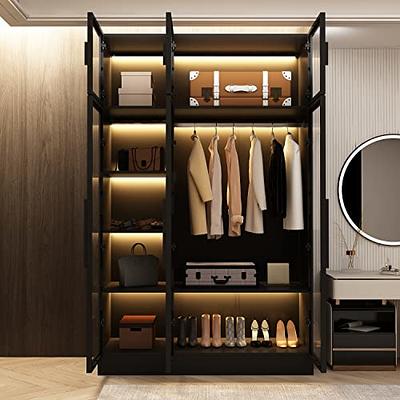 Armoires Wardrobe Closet Cabinet Hanging Drawers Storage