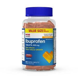   Basic Care Ibuprofen Tablets, 200 mg, Pain  Reliever/Fever Reducer, 500 Count : Health & Household