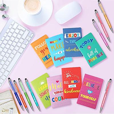 Yeaqee 50 Set Inspirational Gifts Small Notepads Bulk Inspirational  Journals