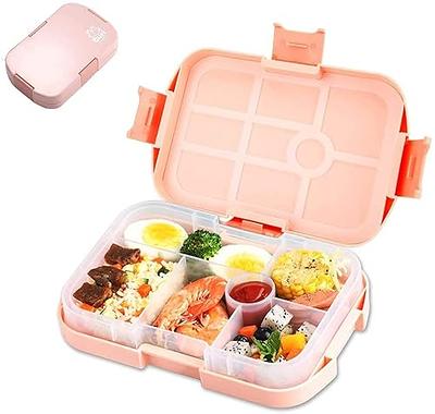 Aimkeoulee 4 Pack Snack Containers with Lids,Reusable 4 Compartments Bento  Lunch Box, Divided Meal Prep Lunch Box, Food Storage Containers (Multicolor  2(Pink/Green/Blue/Purple)) - Yahoo Shopping