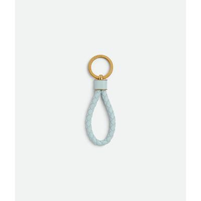 Bottega Veneta Key Ring With Pouch in Blue