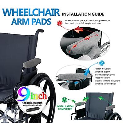 Wheelchair Pads 9 Wheelchair Arm Rest Covers Wheelchair Arm Pads Wheelchair  Armrest Pads Washable (W-PADS-9-10G) - Yahoo Shopping