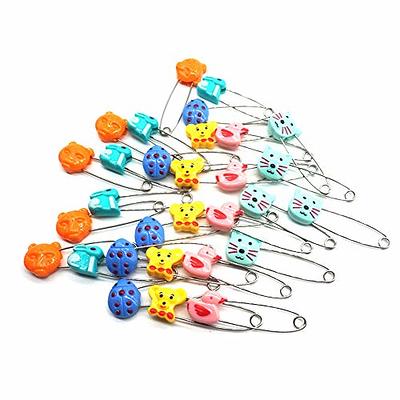 142Pcs Baby Safety Pins Heavy Duty - Stainless Steel Cloth Diaper Pins  Heavy Duty Safety Pin Diaper Safety Pins For Clothes Decorative Diaper Pins  