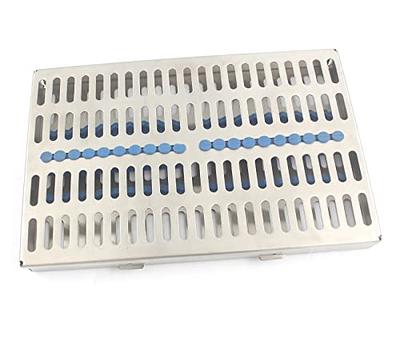 2 German Dental Autoclave Sterilization Cassette Rack Box Tray for
