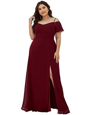 24seven Comfort Apparel Plus Size Ruffle A-line Knee Length Dress - Macy's