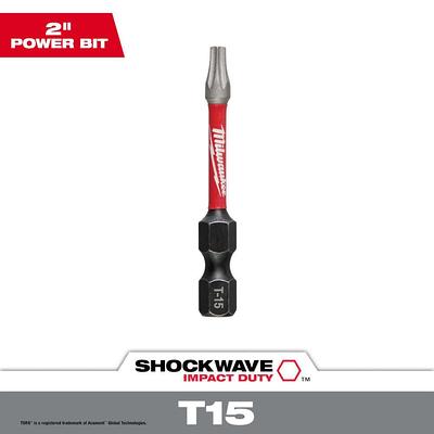 Milwaukee Shockwave Assorted Impact Driver Bit Set Alloy Steel 38