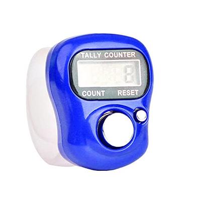 1pc Tally Counter Clicker 4 Digit Mechanical Palm Counter Metal Hand  Clicker with Finger Ring Number Count for Golf Game Scores