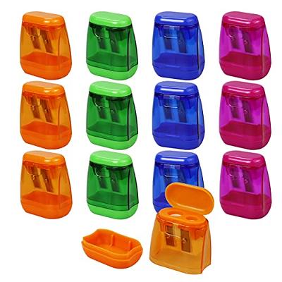 Pencil Sharpeners in Bulk - Pack of 144 Pocket Sized Mini Handheld Pencil  Sharpener for Kids, Plastic and Colorful for Party Favors, Goodie Bags