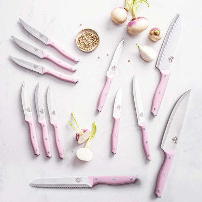 Farberware Stainless Steel Chef Knife Set, 3-Piece, Blue - Yahoo